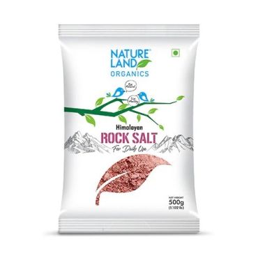 Natureland Himalayan Pink Rock Salt, 500 Gm 